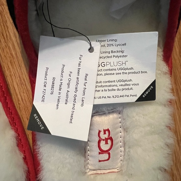 [UGG] SCUFF GRAPHIC BAND SHEEPSKIN SLIP-ON SLIPPERS Men - Picture 8 of 10